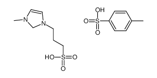 4-methylbenzenesulfonate,3-(1-methyl-1,2-dihydroimidazol-1-ium-3-yl)propane-1-sulfonic acid Structure