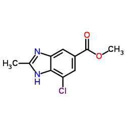 Methyl 4-chloro-2-methyl-1H-benzimidazole-6-carboxylate picture