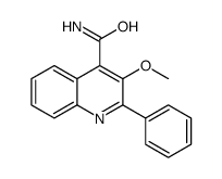 3-methoxy-2-phenylquinoline-4-carboxamide Structure