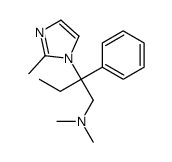 N,N-dimethyl-2-(2-methylimidazol-1-yl)-2-phenylbutan-1-amine Structure