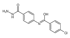 4-chloro-N-[4-(hydrazinecarbonyl)phenyl]benzamide Structure