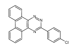 3-(p-chlorophenyl)phenanthro[9,10-e][1,2,4]triazine结构式