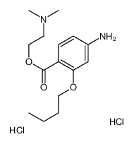 2-(4-azaniumyl-2-butoxybenzoyl)oxyethyl-dimethylazanium,dichloride Structure