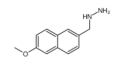 (6-methoxynaphthalen-2-yl)methylhydrazine Structure