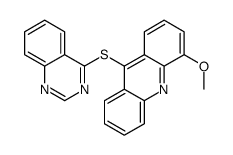 4-methoxy-9-quinazolin-4-ylsulfanyl-acridine Structure