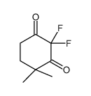 2,2-difluoro-4,4-dimethylcyclohexane-1,3-dione Structure