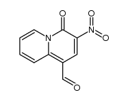 3-nitro-4-oxo-4H-quinolizine-1-carbaldehyde结构式