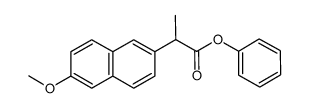 phenyl 2-(6-methoxynaphthalen-2-yl)propanoate Structure