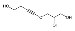 3-(4-hydroxybut-1-ynoxy)propane-1,2-diol结构式