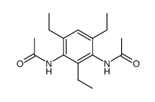 N,N'-(2,4,6-triethyl-m-phenylene)-bis-acetamide Structure