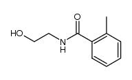 N-(2-hydroxyethyl)-2-methylbenzamide Structure