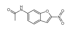 acetamido-6 nitro-2 benzofuranne Structure