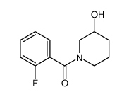 (2-Fluoro-phenyl)-(3-hydroxy-piperidin-1-yl)-Methanone Structure