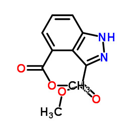 Dimethyl 1H-indazole-3,4-dicarboxylate Structure