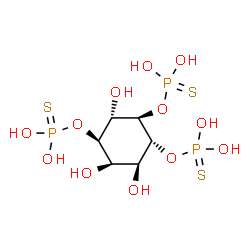 D-myo-Inositol 1,4,5-tris(thiophosphoric acid) Structure