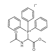 methyl N-acetyl-α-triphenylphosphoniumglycinate iodide Structure