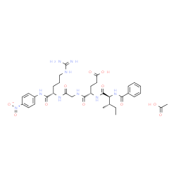 Bz-IEGR-pNA (acetate)结构式