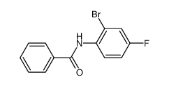 N-(2-bromo-4-fluorophenyl)benzamide结构式