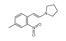 1-[(E)-2-(4-methyl-2-nitrophenyl)vinyl]pyrrolidine Structure