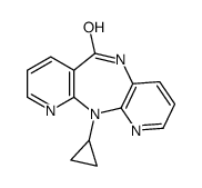 11-cyclopropyl-5H-dipyrido[2,3-b:2',3'-f][1,4]diazepin-6-one Structure