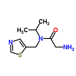 N-Isopropyl-N-(1,3-thiazol-5-ylmethyl)glycinamide Structure