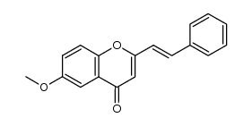 (E)-2-Styryl-6-methoxy-4-chromone结构式