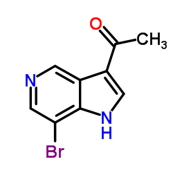 1-(7-Bromo-1H-pyrrolo[3,2-c]pyridin-3-yl)ethanone Structure