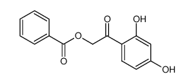 2-benzoyloxy-1-(2,4-dihydroxy-phenyl)-ethanone结构式