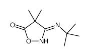 3-(tert-butylamino)-4,4-dimethyl-1,2-oxazol-5-one Structure