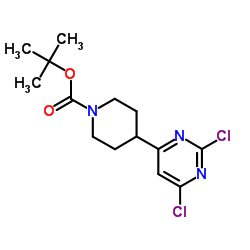 Tert-butyl 4-(2,6-dichloropyrimidin-4-yl)piperidine-1-carboxylate Structure