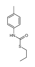 S-propyl N-(4-methylphenyl)carbamothioate Structure