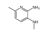 2-amino-3-methylamino-6-methyl-pyridine结构式