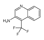 4-(三氟甲基)喹啉-3-胺结构式