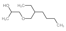 2-Propanol,1-[(2-ethylhexyl)oxy]-结构式