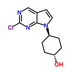 (1R,4R)-4-(2-氯-7H-吡咯并[2,3-d]嘧啶-7-基)环己醇图片