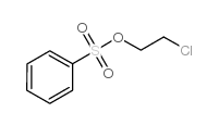 BENZENESULFONIC ACID 2-CHLOROETHYL ESTER Structure