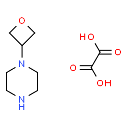 1-(Oxetan-3-yl)piperazine oxalate structure