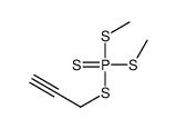 Dimethyl(2-propynyl) =phosphorotetrathioate Structure