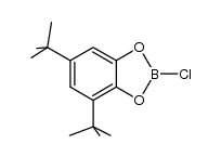 3,5-di-tert-butyl-1,2-phenylenedioxo(chloro)borane Structure