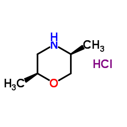 (2S,5S)-2,5-DimethylMorpholine hydrochloride structure