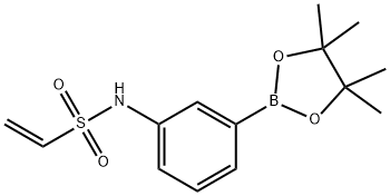 N-[3-(4,4,5,5-四甲基-1,3,2-二氧杂硼杂环戊烷-2-基)苯基]乙烯磺酰胺图片