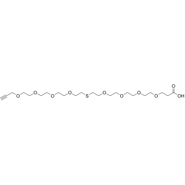 Propargyl-PEG4-S-PEG4-acid picture