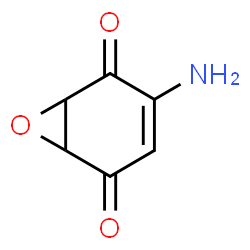 7-Oxabicyclo[4.1.0]hept-3-ene-2,5-dione,3-amino- Structure