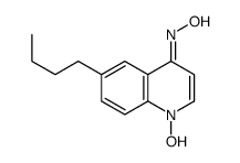 6-Butyl-4-hydroxyaminoquinoline 1-oxide structure