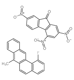 1-fluoro-7-methylbenzo[a]anthracene,2,4,7-trinitrofluoren-9-one Structure