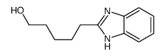 5-(1H-benzimidazol-2-yl)pentan-1-ol结构式