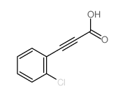 2-Propynoic acid,3-(2-chlorophenyl)-结构式