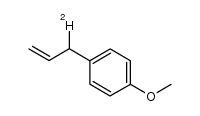 3-(p-methoxyphenyl)-1-propene-3-d1结构式