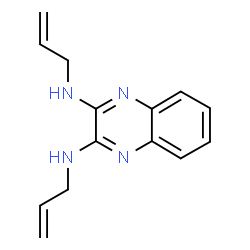 N,N'-Bis(2-propenyl)-2,3-quinoxalinediamine结构式