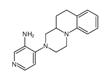 4-(2,3,4,4a,5,6-Hexahydro-1H-pyrazino[1,2-a]quinolin-3-yl)pyridin-3-amine structure